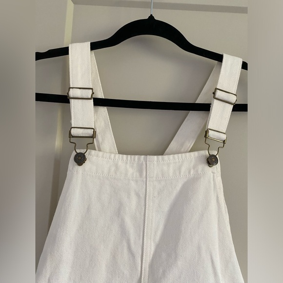 Sadie & Sage White Overall Dress - Picture 2 of 5